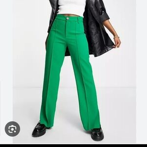 Women green pants